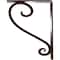 Ekena Millwork Edwards Wrought Iron Bracket, (Triple center brace), Antiqued Copper 2"W x 7 1/2"D x 10"H BKTM02X07X10TEDACO - alternate 2